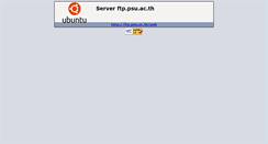 Desktop Screenshot of ftp.psu.ac.th