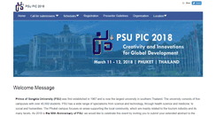 Desktop Screenshot of conference.phuket.psu.ac.th